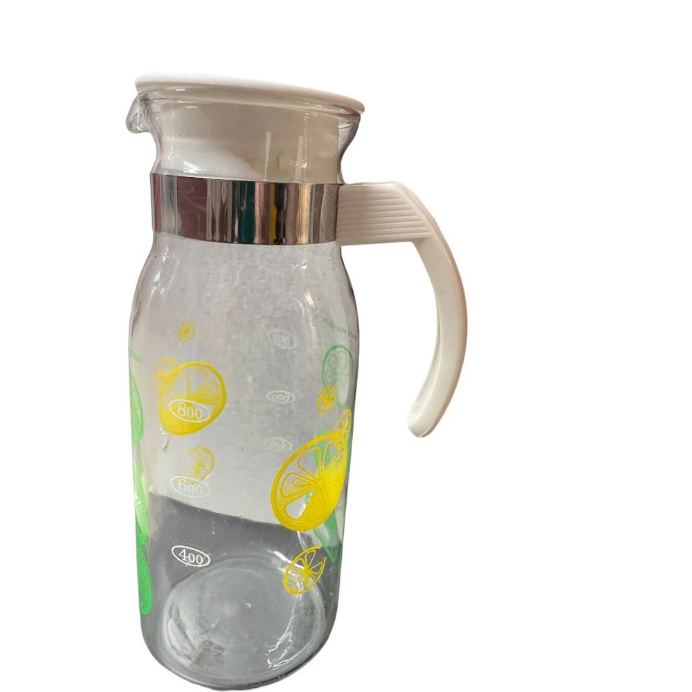 Retro Vintage Libbey Juice pitcher lemons and limes